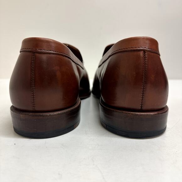 EXCELLENT Allen Edmonds Carlsbad Penny Loafer Brown Calfskin Made in USA Men\'s 9 main image 8